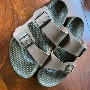Birkenstock Arizona‎ Two Strap Sandals Women's Size 6 Taupe Brown